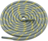 GRAH SANGRAH® (2 Pair) (1 Pair Per Single Color) Shoes Laces Athletic Shoelaces For Sport/Running Shoes Shoe Strings - 120 CM, Brown Black  - Grey Yellow