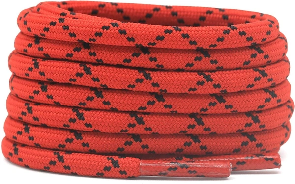 GRAH SANGRAH® (2 Pair) Shoes Laces Athletic Shoelaces For Sport/Running Shoes Shoe Strings - 120 CM, Red