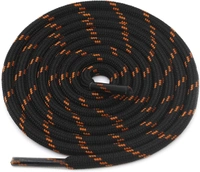 GRAH SANGRAH® (2 Pair) (1 Pair Per Single Color) Shoes Laces Athletic Shoelaces For Sport/Running Shoes Shoe Strings - 120 CM, Brown Rose Red-Black Orange