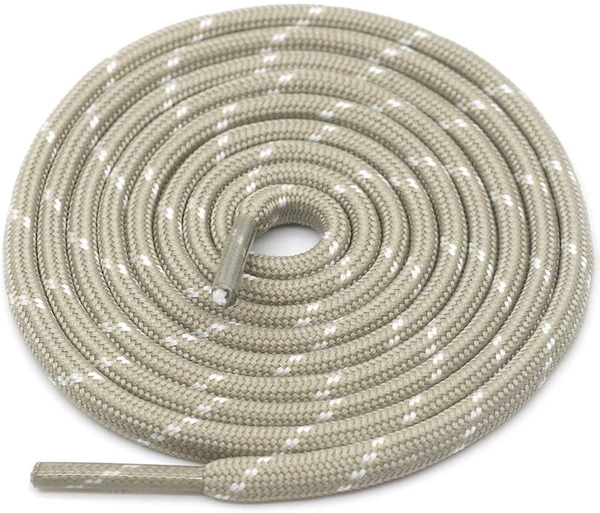 GRAH SANGRAH® (2 Pair) (1 Pair Per Single Color) Shoes Laces Athletic Shoelaces For Sport/Running Shoes Shoe Strings - 120 CM, Beige-Coffee