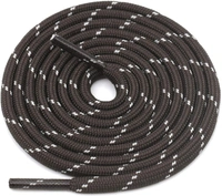 GRAH SANGRAH® (2 Pair) (1 Pair Per Single Color) Shoes Laces Athletic Shoelaces For Sport/Running Shoes Shoe Strings - 120 CM, White Black - Coffee White