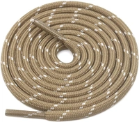 GRAH SANGRAH® (2 Pair) (1 Pair Per Single Color) Shoes Laces Athletic Shoelaces For Sport/Running Shoes Shoe Strings - 120 CM, Camel-Khaki