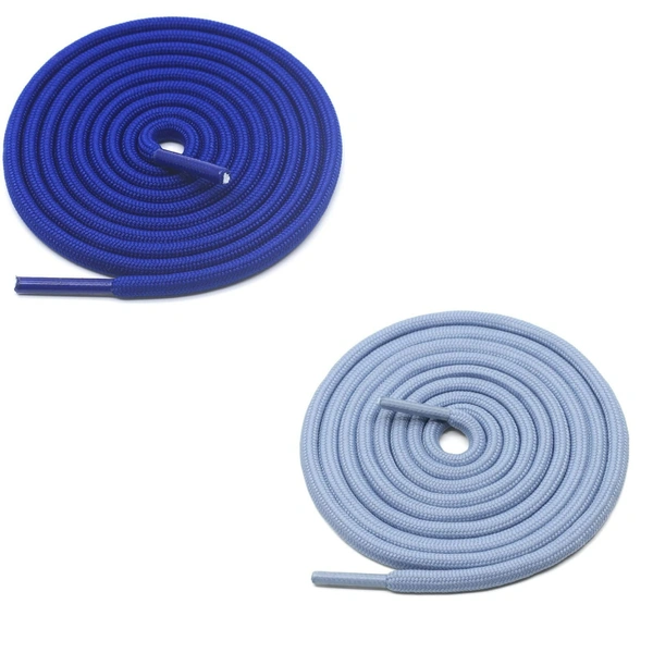 GRAH SANGRAH® 2 Pair (1 Pair Per Single Color) Unisex Shoes Laces For Sport, Running Casual Gym Shoelaces - 120 CM, Blue _ Sky