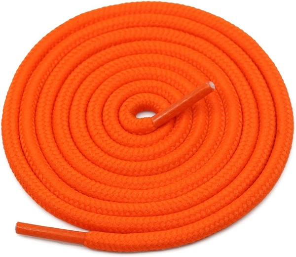 GRAH SANGRAH® 2 Pair (1 Pair Per Single Color) Unisex Shoes Laces For Sport, Running Casual Gym Shoelaces - 120 CM, Orange - Olive