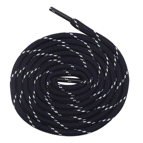 GRAH SANGRAH® (2 Pair) (1 Pair Per Single Color) Shoes Laces Athletic Shoelaces For Sport/Running Shoes Shoe Strings - 120 CM, Grey Blue - Navy White