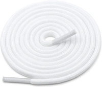 GRAH SANGRAH® 2 Pair (1 Pair Per Single Color) Unisex Shoes Laces For Sport, Running Casual Gym Shoelaces - 120 CM, Fluorescent-White
