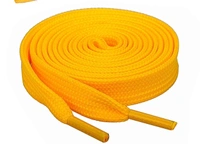 GRAH SANGRAH® (2 Pair Flat Shoelaces for Athletic Running Sneakers Shoes Boot Strings - 120 CM, Yellow