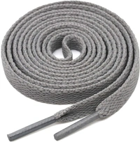 GRAH SANGRAH® 3 Pair (1 Pair Per Single Color) Flat Shoe Lace For Running, Sport Or Gym Shoelace - 150 CM, Grey_ Pink_ Army Green