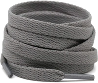 GRAH SANGRAH® 2 Pair | 1 Pair 120 CM | 1 Pair 150 CM| Flat, Sport or Gym Sneaker Shoelace - 120 or 150 CM, Gray