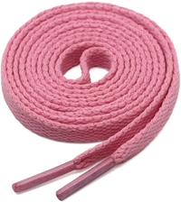 GRAH SANGRAH® 3 Pair (1 Pair Per Single Color) Flat Shoe Lace For Running, Sport Or Gym Shoelace - 150 CM, Grey_ Pink_ Army Green