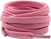 GRAH SANGRAH® (2 Pair Flat Shoelaces For Athletic Running Sneakers Shoes Boot Strings - 120 CM, Pink