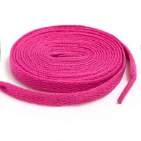 GRAH SANGRAH® 3 Pair (1 Pair Per Single Color) Flat Shoe Lace For Running, Sport Or Gym Shoelace - 120 CM, Hot Pink_Blue_Red