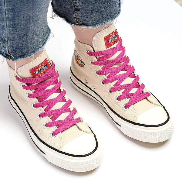 GRAH SANGRAH® 2 Pair | 1 Pair 120 CM | 1 Pair 150 CM| Flat, Sport or Gym Sneaker Shoelace - 120 or 150 CM, Hot Pink