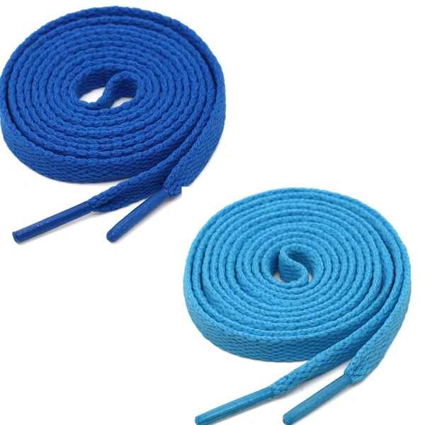 GRAH SANGRAH® (2 Pair) Flat Shoe Lace For Running, Sport Or Gym Shoelace - 150 CM, Blue-Sky
