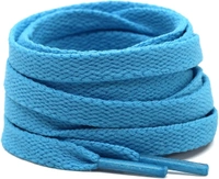 GRAH SANGRAH® (2 Pair Flat Shoelaces For Athletic Running Sneakers Shoes Boot Strings - 120 CM, Sky