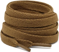 GRAH SANGRAH® (2 Pair Flat Shoelaces For Athletic Running Sneakers Shoes Boot Strings - 120 CM, Light Brown