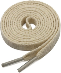 GRAH SANGRAH® 3 Pair (1 Pair Per Single Color) Flat Shoe Lace For Running, Sport Or Gym Shoelace - 150 CM, Moonlight-White-Beige