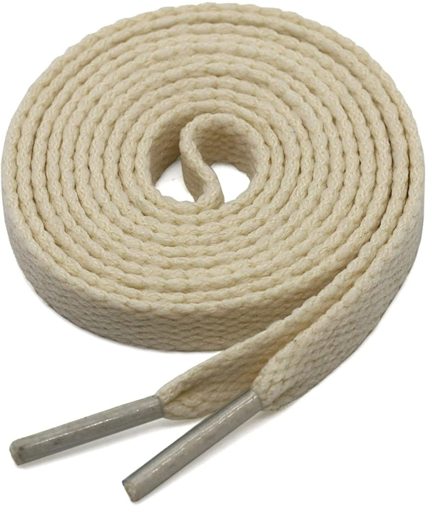 GRAH SANGRAH® 3 Pair (1 Pair Per Single Color) Flat Shoe Lace For Running, Sport Or Gym Shoelace - 150 CM, Moon Light_ Off White_ Army Green