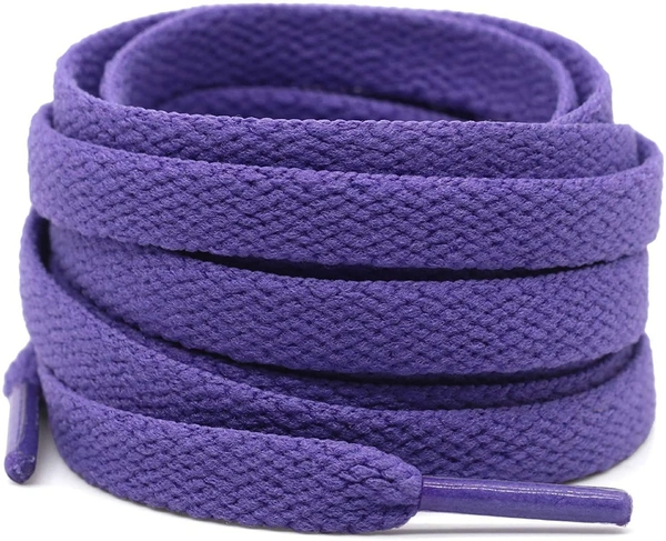 GRAH SANGRAH® 2 Pair | 1 Pair 120 CM | 1 Pair 150 CM| Flat, Sport or Gym Sneaker Shoelace - 120 or 150 Cm, Purple
