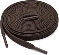 GRAH SANGRAH® (2 Pair) Flat Shoe Lace For Running, Sport Or Gym Shoelace - 120 CM, Beige-Dark Brown