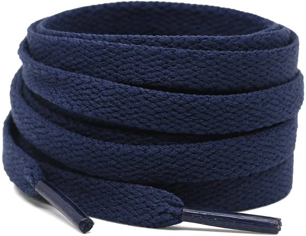 GRAH SANGRAH® 2 Pair | 1 Pair 120 CM | 1 Pair 150 CM| Flat, Sport or Gym Sneaker Shoelace - 120 or 150 CM, Navy