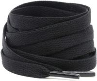 GRAH SANGRAH® 2 Pair | 1 Pair 120 CM | 1 Pair 150 CM| Flat, Sport or Gym Sneaker Shoelac - 120 or 150 CM, Black