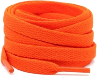 GRAH SANGRAH® (2 Pair Flat Shoelaces For Athletic Running Sneakers Shoes Boot Strings - 150 CM, Orange