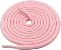 GRAH SANGRAH® 3 Pair (1 Pair Per Single Color) Unisex Shoes Laces For Sport, Running Casual Gym Shoelaces - 120 CM, Black _ Sky _ Pink