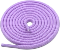 GRAH SANGRAH® 3 Pair (1 Pair Per Single Color) Unisex Shoes Laces For Sport, Running Casual Gym Shoelaces - 120 CM, Light Brown _ Pink _ Purple
