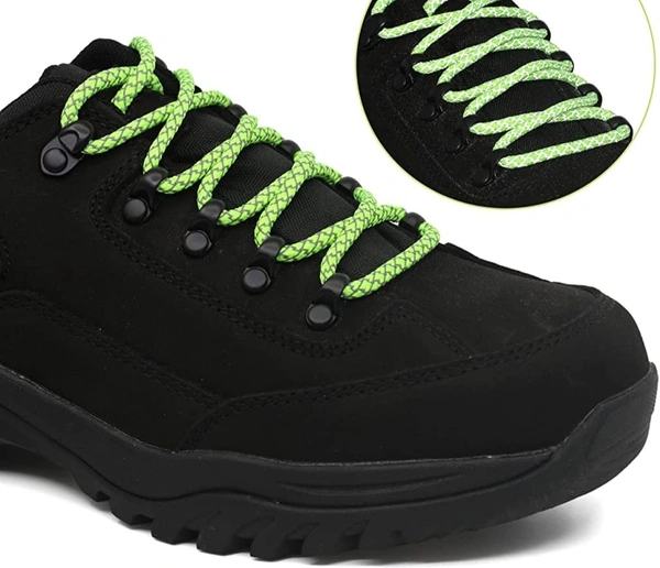 GRAH SANGRAH® (2 Pair) Round Shoelaces For Sport, Running Casual Shoes Laces - 120 CM, Fluorescent
