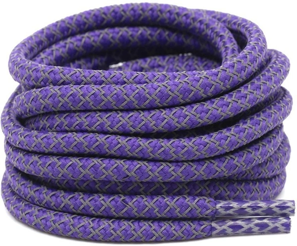 GRAH SANGRAH® (2 Pair) Round Shoelaces For Sport, Running Casual Shoes Laces - 120 CM, Purple