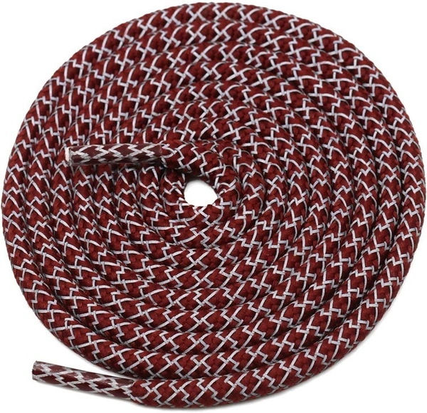GRAH SANGRAH® 3 Pair (1 Pair Per Single Color) Round Shoelaces For Sport, Running Casual Shoes Laces - 120 CM, Fluorescent-Purple-Maroon
