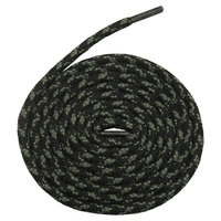 GRAH SANGRAH® (2 Pair) (1 Pair Per Single Color) Shoes Laces Athletic Shoelaces For Sport/Running Shoes Shoe Strings - 120 CM, Black - Black Gree