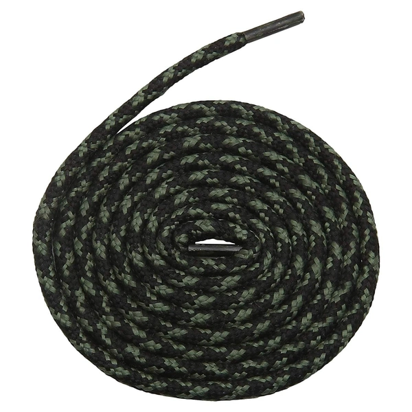 GRAH SANGRAH® (2 Pair) (1 Pair Per Single Color) Shoes Laces Athletic Shoelaces For Sport/Running Shoes Shoe Strings - 120 CM, Black - Black Gree