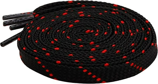 GRAH SANGRAH® 1 Pair FLAT | 1 Pair Round | Unisex Shoe Lace for Running, Sport or Gym Shoelace (2 Pair | 120 CM) - 120 CM, Black