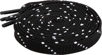 GRAH SANGRAH® 2 Pair (1 Pair Per Single Color) Flat Unisex Shoelaces For Casual, Running Sports Shoes Double Color Twil - 120 CM, BLK WHT-RED