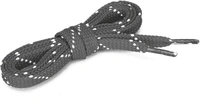 GRAH SANGRAH® (2 Pair) Flat Shoelaces For Athletic, Casual , Sports, Gym Shoes Double Color Twill - 120 CM, Grey