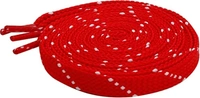 GRAH SANGRAH® 3 Pair (1 Pair Per Single Color) Flat Unisex Shoelaces For Casual, Running Sports Shoes Double Color Twill - 120 CM, Red / Black / White