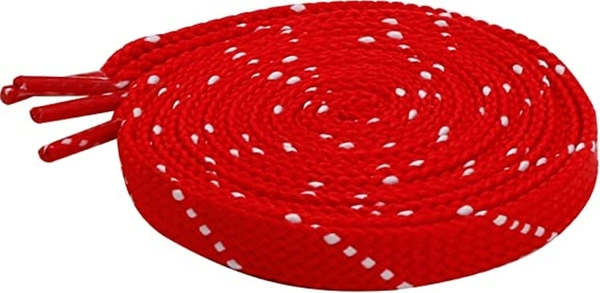 GRAH SANGRAH® 2 Pair (1 Pair Per Single Color) Flat Unisex Shoelaces For Casual, Running Sports Shoes Double Color Twil - 120 CM, Red White- White Red
