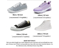 GRAH SANGRAH® 3 Pair (1 Pair Per Single Color) Unisex Shoes Laces For Sport, Running Casual Gym Shoelaces - 120 CM, Cream_ Light Brown_ White