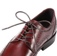 GRAH SANGRAH® (2 Pair Partwear Shoelaces Dress Shoes Boots Leather Shoe Laces For Formal Shoes - 120 CM, Dark Brown