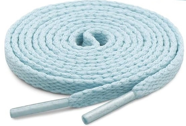 GRAH SANGRAH® (2 Pair) Flat Shoe Lace For Running, Sport Or Gym Shoelace - 150 CM, Sky-Moonlight
