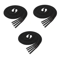 GRAH SANGRAH® (2 Pair Partwear Shoelaces Dress Shoes Boots Leather Shoe Laces for Formal Shoes - 75 CM, Black