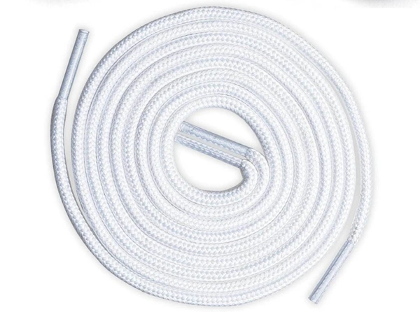 GRAH SANGRAH® (2 Pair Partwear Shoelaces Dress Shoes Boots Leather Shoe Laces For Formal Shoes - 120 CM, White