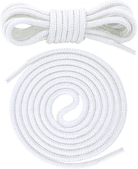 GRAH SANGRAH® (2 Pair Partwear Shoelaces Dress Shoes Boots Leather Shoe Laces For Formal Shoes - 120 CM, White