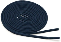 GRAH SANGRAH® (3 Pair) 1 Pair Per Color Waxed Cotton Dress Round Shoelaces For Formal Shoes/Leather Shoe/Boots - 120 CM, Black-Dark Brown-Navy