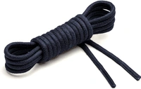 GRAH SANGRAH® (2 Pair Partwear Shoelaces Dress Shoes Boots Leather Shoe Laces For Formal Shoes - 90 CM, Navy