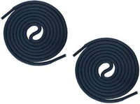 GRAH SANGRAH® (2 Pair Partwear Shoelaces Dress Shoes Boots Leather Shoe Laces For Formal Shoes - 90 CM, Navy