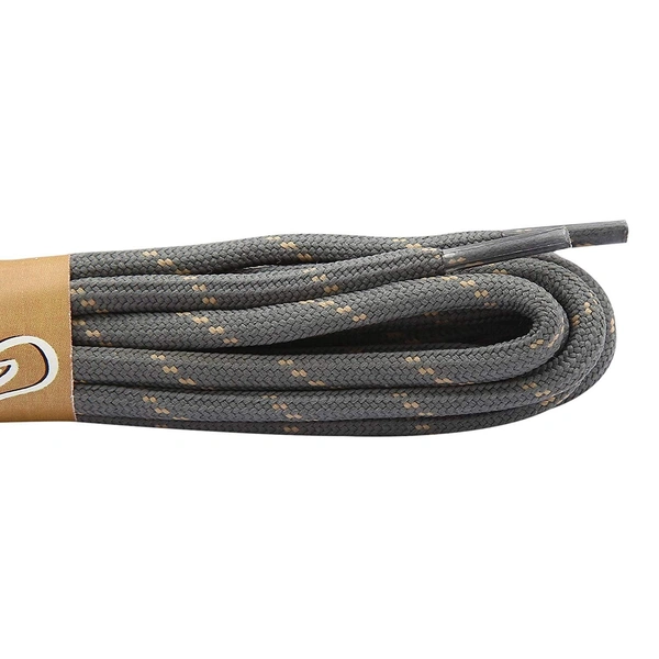 GRAH SANGRAH® (2 Pair) Shoes Laces Athletic Shoelaces For Sport/Running Shoes Shoe Strings - 120 CM, Natural Gray