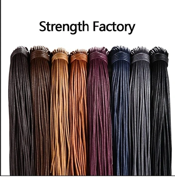 GRAH SANGRAH® (2 Pair Partwear Shoelaces Dress Shoes Boots Leather Shoe Laces For Formal Shoes - 60 CM, Brown